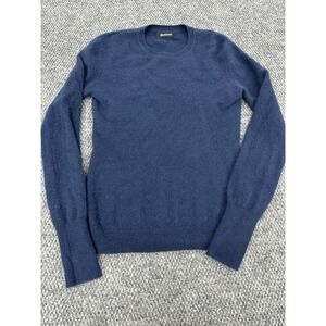 Naadam Women's Small Navy Blue 100% Cashmere Crewneck Sweater - *Read*